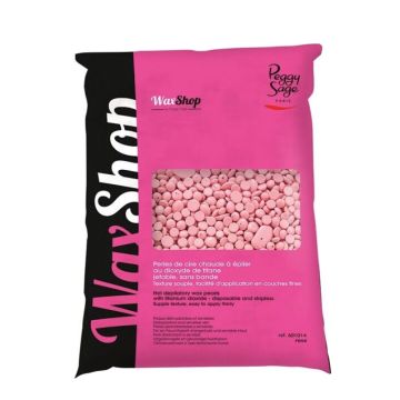 PEGGY SAGE Perles de cire chaude pour épilation Rose - 800g