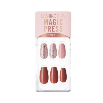 DASHING DIVA Magic Press Nails Fresh Rose
