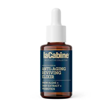 LA CABINE Anti-Aging Reviving Elixir - Sérum concentré anti-âge global revitalisante anti-rides profondes anti-imperfections éclat pour tous types de peaux - 30ml