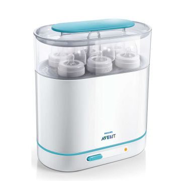 AVENT Stérilisateur à vapeur électrique - 6 biberons - 3 en 1