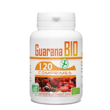 Bio Atlantic Guarana BIO - Complément alimentaire Forme et vitalité / Mémoire et concentration / Minceur - 120 comprimés