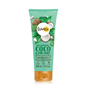 Coco Thé Vert Après-shampooing hydratant tous types cheveux lovy66-ahc250