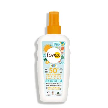 Solaire Kids Spray solaire hydratant SPF50+ visage corps enfants lovy75-skd150