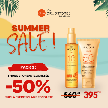 NUXE - PACK PROMO Huile Bronzante + Crème solaire fondante