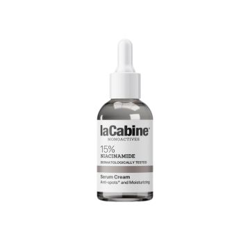 LA CABINE Monoactives 15% Niacinamide - Crème-sérum correctrice unifiante anti-imperfections anti-taches pour tous types de peaux - 30ml