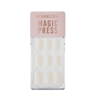 DASHING DIVA Magic Press Nails Porcelain White