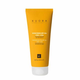 KUORA Sunscreen - كريم واقي من الشمس عالي الحماية  SPF50+ UVA + UVB - 200ml