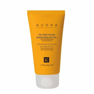 KUORA Oil Free Facial Sunscreen - كريم واقي من الشمس SPF50 للبشرة المختلطة إلى الدهنية - 50 مل