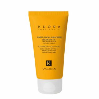 KUORA Facial Sunscreen - Crème solaire teintée visage usage quotidien SPF50+ - 50ml