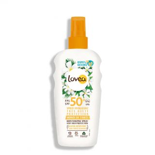 LOVEA Monoï De Tahiti Spray solaire hydratant haute protection SPF50 visage corps lovy75-sth050