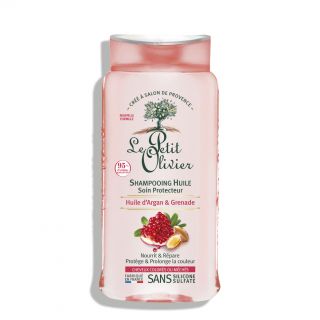 LE PETIT OLIVIER Huiles D'Argan Grenade Shampooing huile cheveux colorés méchés lpoy62-shp250