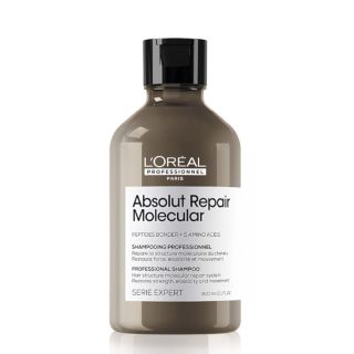 L'OREAL PROFESSIONNEL Absolut Repair Molecular - Shampooing réparateur sans sulfates pour cheveux abîmés - 300 ml