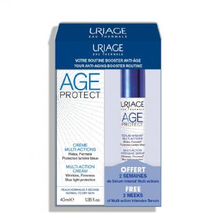 URIAGE Age Protect Crème Multi-Actions 40ml + Sérum Intensif Multi-Actions 10 ml Offert 