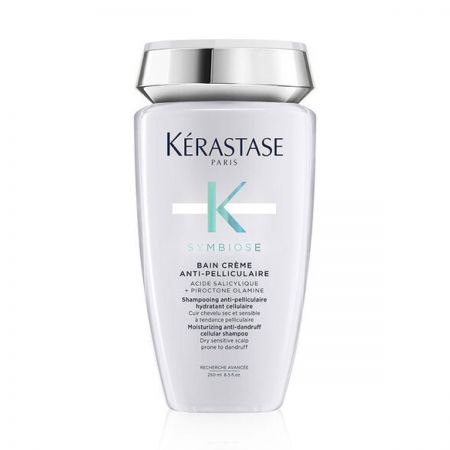 KERASTASE Symbiose Bain Crème Anti-Pelliculaire - Shampooing anti-pelliculaire hydratant cellulaire pour cuir chevelu sec et sensible, à tendance pelliculaire