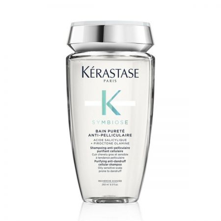 KERASTASE Symbiose Bain Pureté Anti-Pelliculaire - Shampooing anti-pelliculaire purifiant cellulaire pour cuir chevelu gras et sensible, à tendance pelliculaire