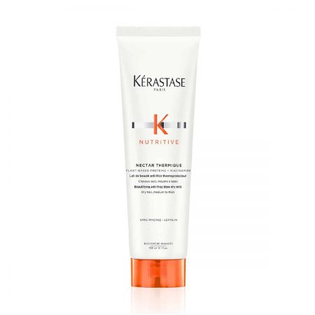 KERASTASE Nutritive Nectar Thermique - Lait de beauté anti-frizz thermoprotecteur pour cheveux secs, moyens à épais - 150ml