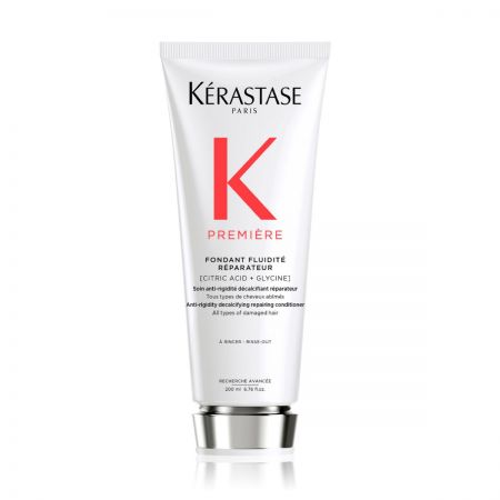 KERASTASE Première Fondant Fluidité Réparateur - Soin anti-rigidité décalcifiant pour tous types de cheveux abîmés - 200ml