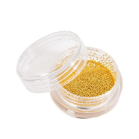 PEGGY SAGE Décors d'ongles mini balls gold - 3g