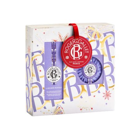 ROGER & GALLET Coffret Lavande Royale - Eau parfumée bienfaisante 100ml + savon bienfaisant 100g