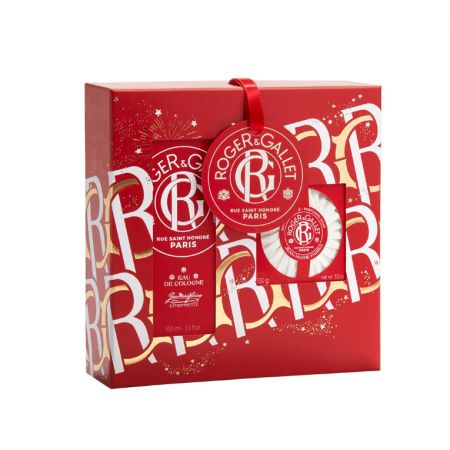 ROGER & GALLET Coffret  Jean Marie Farina - Eau parfumée bienfaisante 100ml + savon bienfaisant 100g