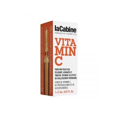 LA CABINE Vit-C Ampoules - Soin éclat hydratant revitalisant pour tous types de peaux