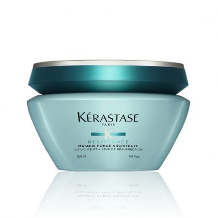 KERASTASE Résistance Masque Force Architecte - Masque réparateur reconstructeur pour cheveux abîmés, cassants et fourchus
