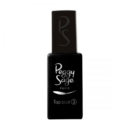 PEGGY SAGE Top Coat - Vernis de finition transparent ultra-brillant protecteur