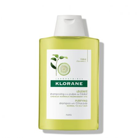 klorane Pulpe De Cédrat Shampooing légèreté cheveux normaux régraissent vite a3282779027472