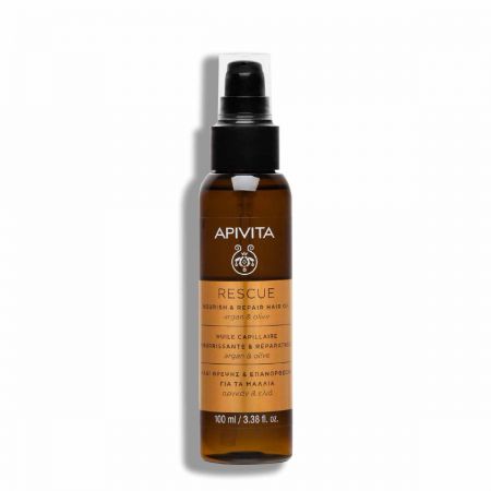 APIVITA Rescue Nourish & Repair Hair Oil - Huile capillaire nourrissante réparatrice - 100ml