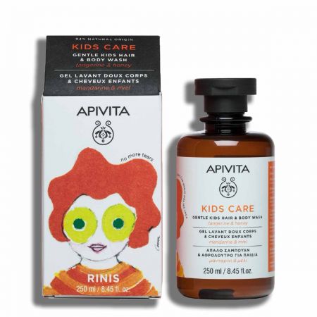 APIVITA Kids Care - Gel lavant doux corps et cheveux, pour enfants - 250ml