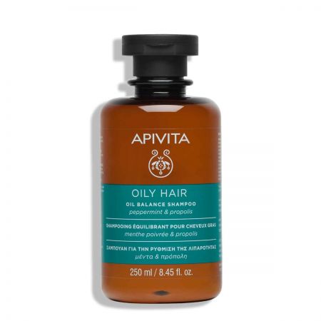 APIVITA Oily Hair - Shampooing équilibrant pour cheveux gras - 250ml