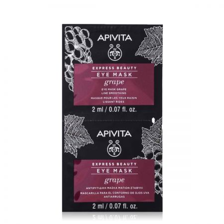 APIVITA Eye Mask Grape - Masque lissant contour des yeux - 2x2ml