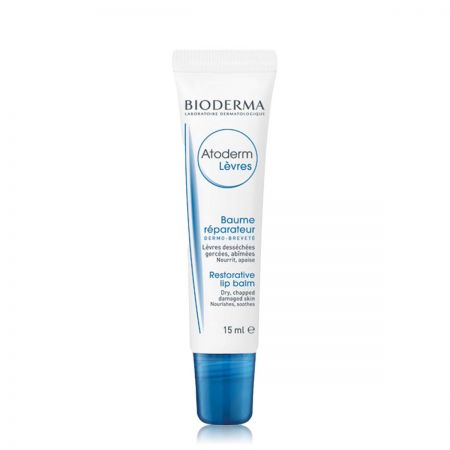 BIODERMA Atoderm Lèvres - Baume réparateur pour lèvres desséchées, gercées et abîmées - 15ml