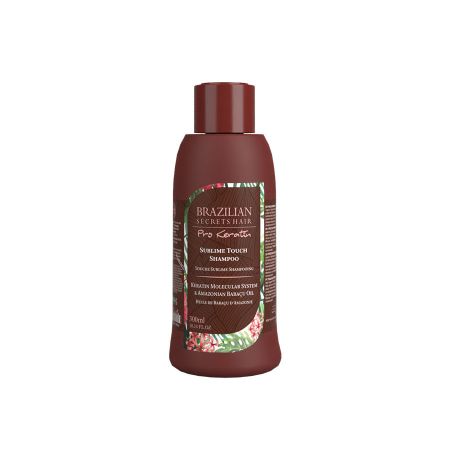 BRAZILIAN SECRETS HAIR Sublime Touch Shampoo - Shampooing hydratant nourrissant à la kératine entretien des cheveux lissés - 300ml