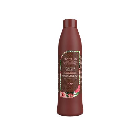 BRAZILIAN SECRETS HAIR Purifying Shampoo - Shampooing professionnel purifiant préparation du lissage - 1L