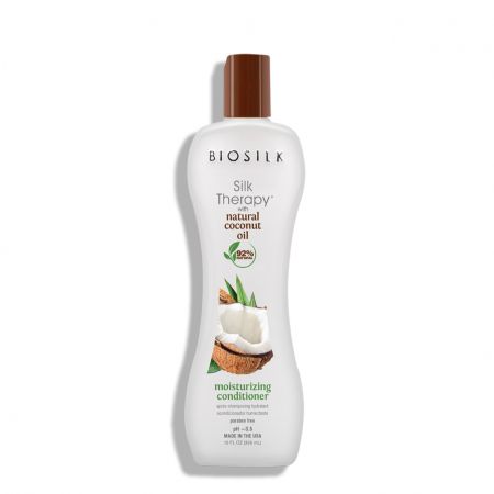 BIOSILK Silk Therapy Organic Coconut Oil Après-Shampooing Hydratant