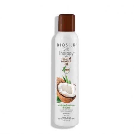 BIOSILK Silk Therapy Organic Coconut Oil Mousse Fouettée Volumisante
