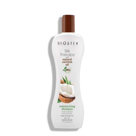 BIOSILK Silk Therapy Organic Coconut Oil Shampooing Hydratant