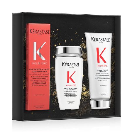 KERASTASE Coffret Première Édition Holidays 2024 - Coffret de soins réparation profonde pour cheveux abîmés fins à moyens