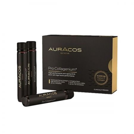 AURACOS Pro-Collagenium - Elixir anti-âge collagène marin - 14 x 25ml