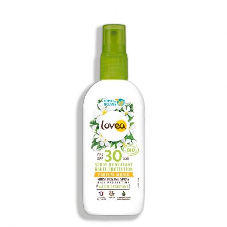 LOVEA Solaire Bio Spray solaire hydratant haute protection SPF30 visage corps lovy75-shp150