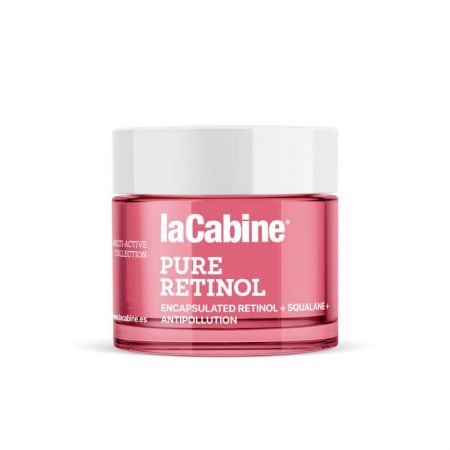 LA CABINE Pure Retinol Cream - Crème visage anti-âge rénovatrice lissante et unifiante pour tous types de peaux - 50ml