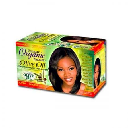 ORIGINALS Olive Oil Super Coarse Relaxer System - Défrisant sans soude lissant et adoucissant pour cheveux épais et résistants