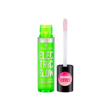 ESSENCE Electric Glow Colour Changing Lip & Cheek Oil - Huile révélatrice de couleur lèvres et joues