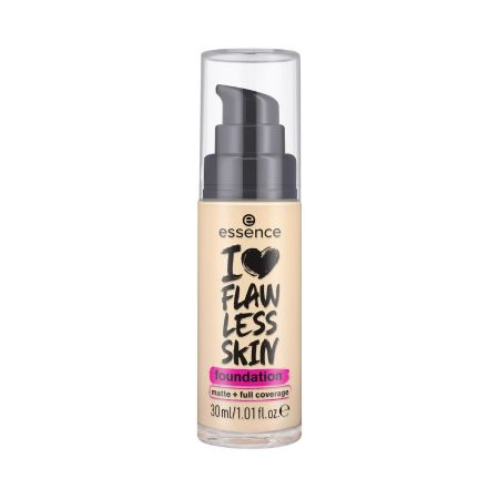 ESSENCE I Love Flawless Skin Foundation Matte + Full Coverage - Fond de teint matifiant haute couvrance - 30ml