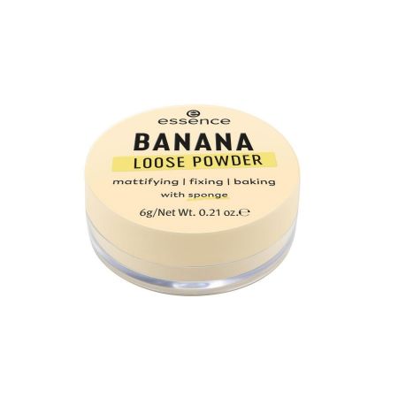 ESSENCE Banana Loose Powder - Poudre libre matifiante fixante avec éponge