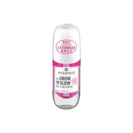 ESSENCE The Grow'N'Glow Nail Care Polish - Vernis à ongles fortifiant hydratant ultra-brillant