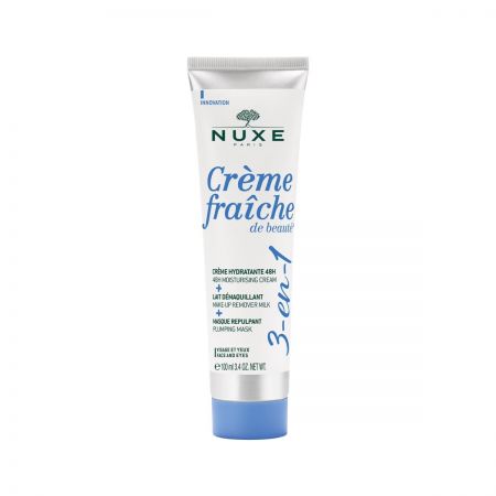 NUXE Crème Fraîche de Beauté - Crème hydratante 3-en-1 48H visage et yeux - 100ml