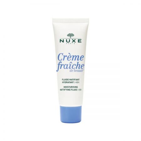 NUXE Crème Fraîche de Beauté - Fluide matifiant hydratant 48H pour peaux mixtes - 50ml