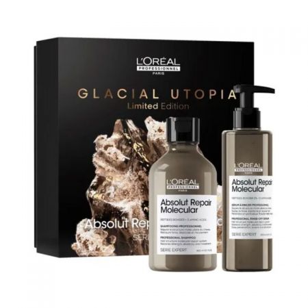 L'ORÉAL PROFESSIONNEL Absolut Repair Molecular Coffret Glacial Utopia pour cheveux abîmés